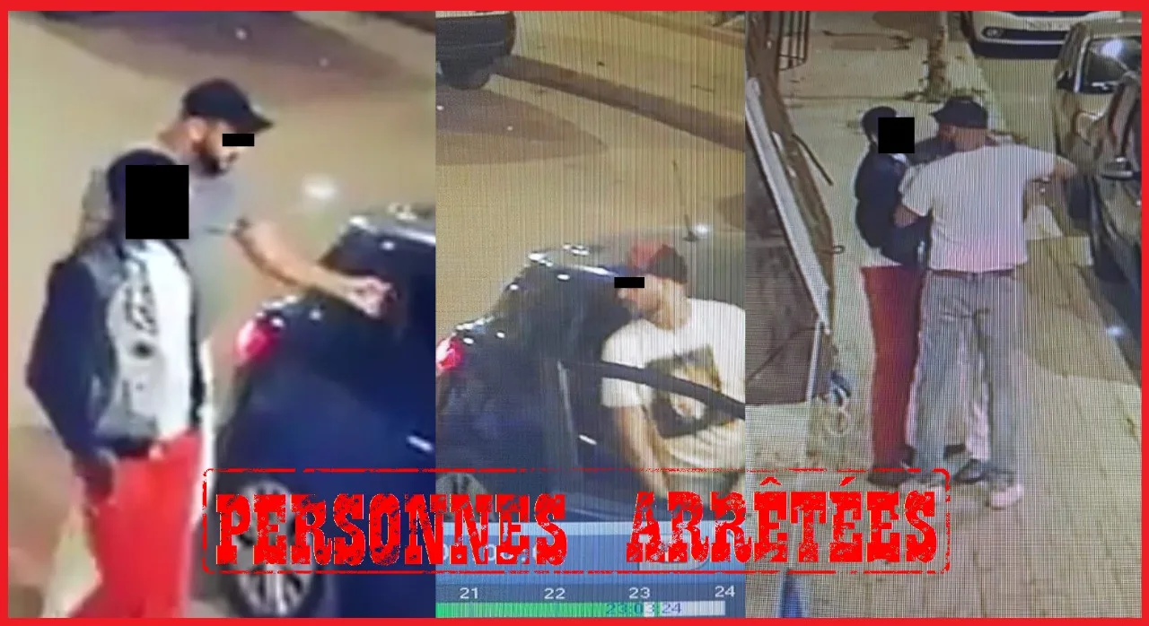 توقيف بطلا فيديو انتحال صفة الشرطة للسرقة بالحي الحسني 18 IMG 20200922 WA0027