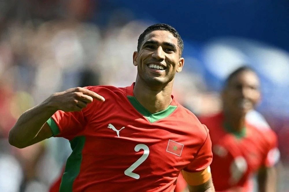 L'équipe nationale marocaine en action.