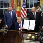 President Trump signing executive order on AI regulation