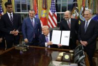 President Trump signing executive order on AI regulation