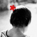 AI-powered toys for kids with a warning sign.