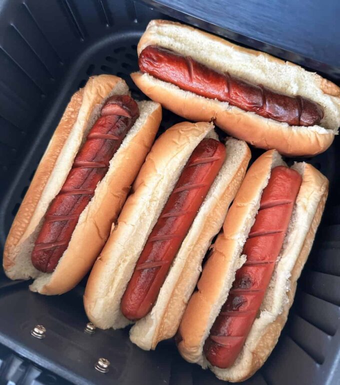 air fry hotdogs