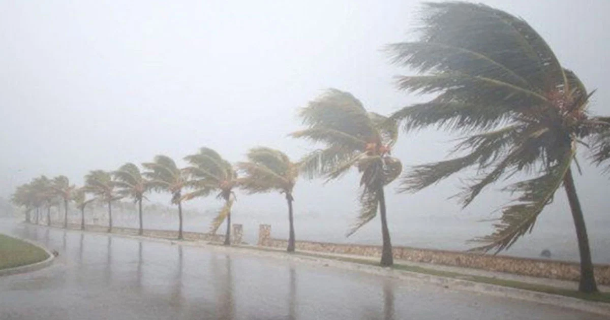 Image d'une averses orageuses au Maroc