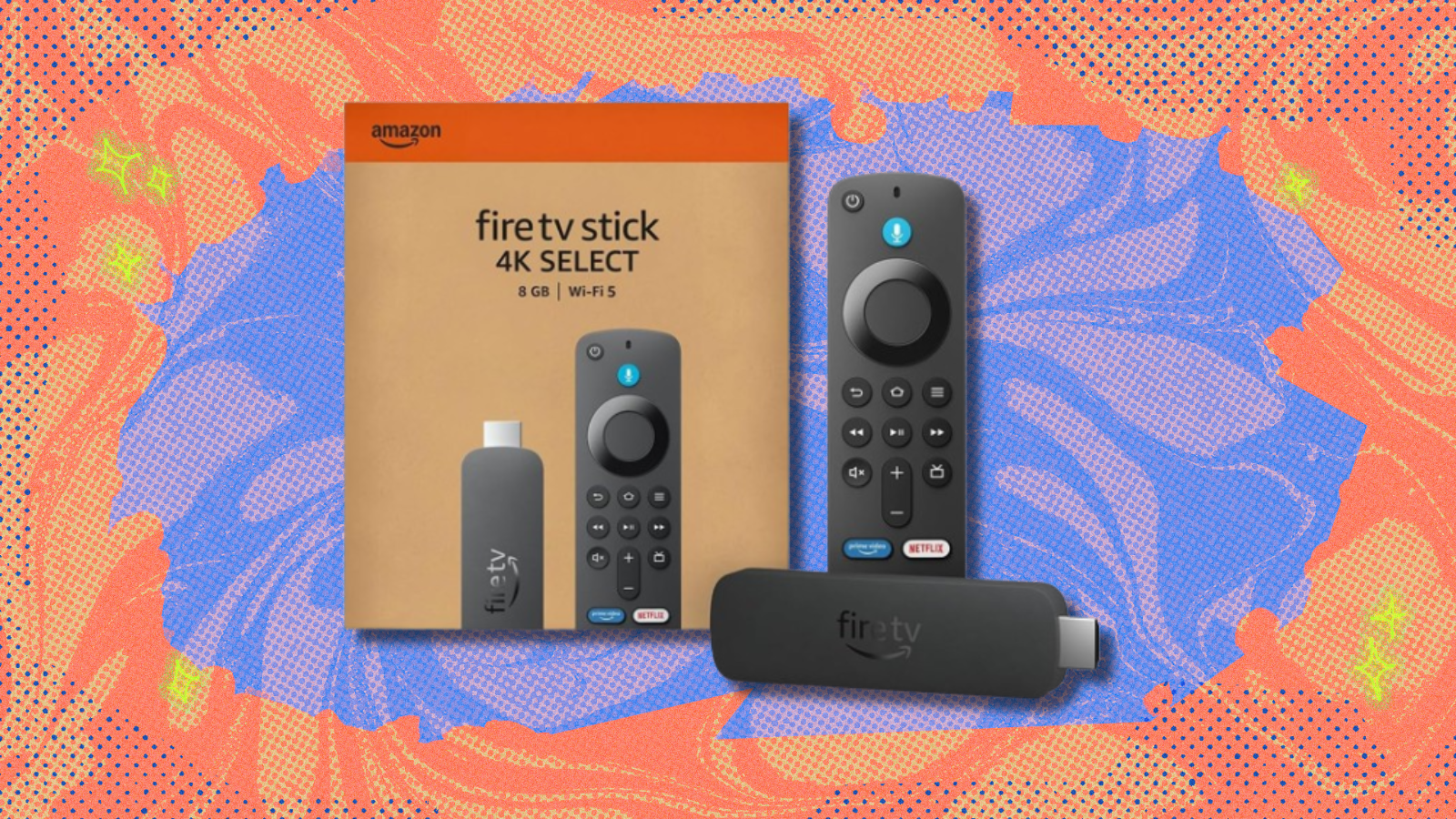 Amazon Fire TV Stick 4K Select with coupon code HOLFTV4K