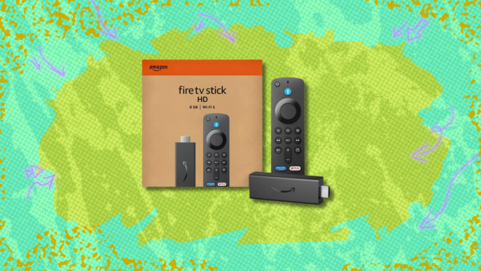 Amazon Fire TV Stick HD streaming device with Alexa remote control