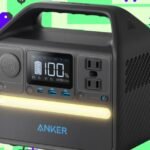 Anker 521 PowerHouse portable power station charging multiple devices with its various ports.
