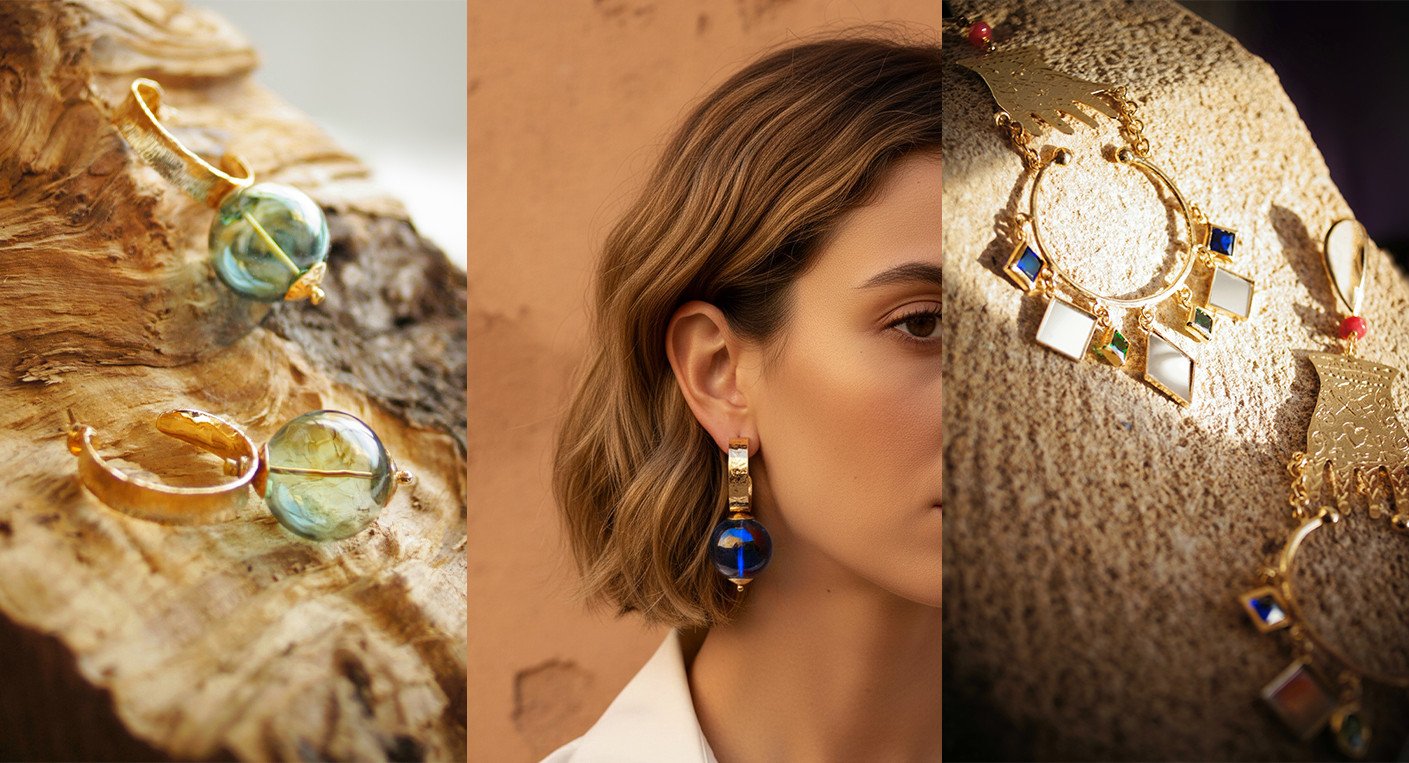 Bijoux réfléchissants de la marque Nuqta