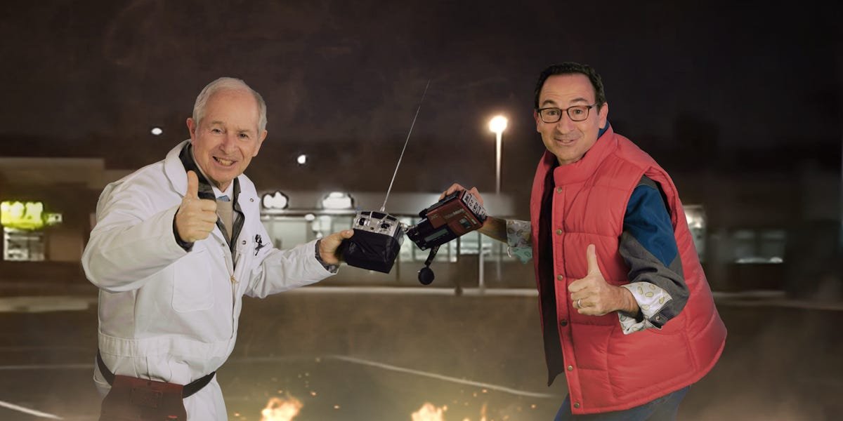 Blackstone executives dancing in "Dirty Dancing"-style choreography