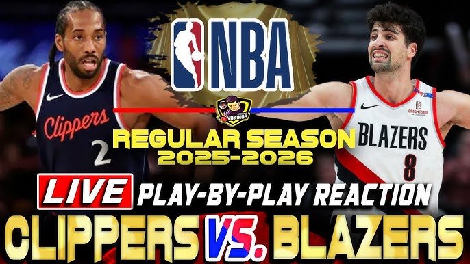 blazers vs clippers live stream