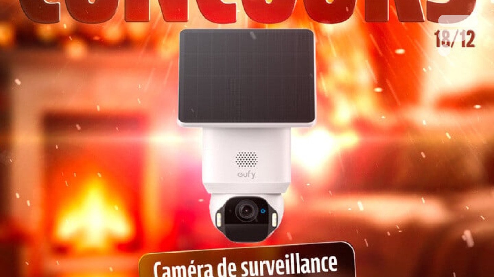 Caméra de sécurité Eufy Solocam E42 en extérieur.