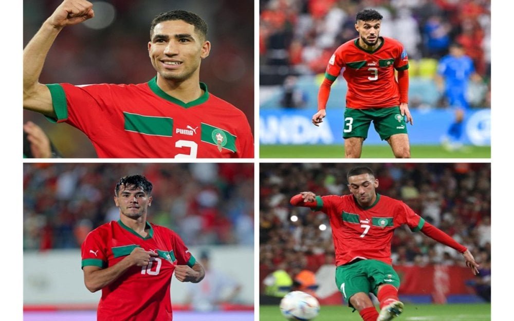 CAN 2025 : les binationaux, biocatalyseur des Lions de l’Atlas 3 ** Les joueurs marocains en action sur la pelouse