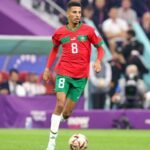 Azzedine Ounahi en action sur le terrain.