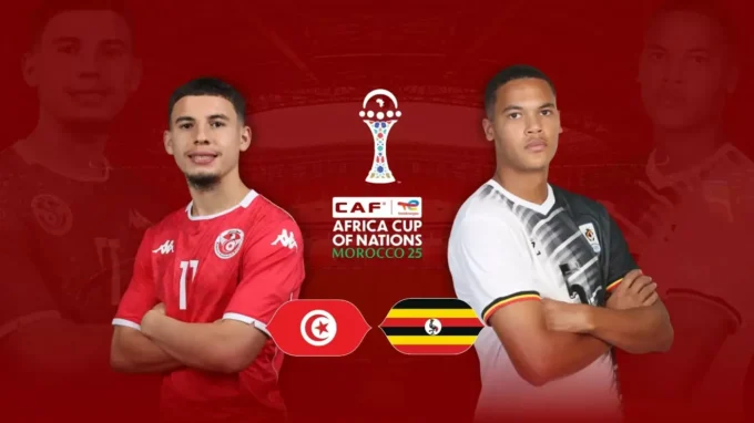 Équipe de football de la Tunisie en action.