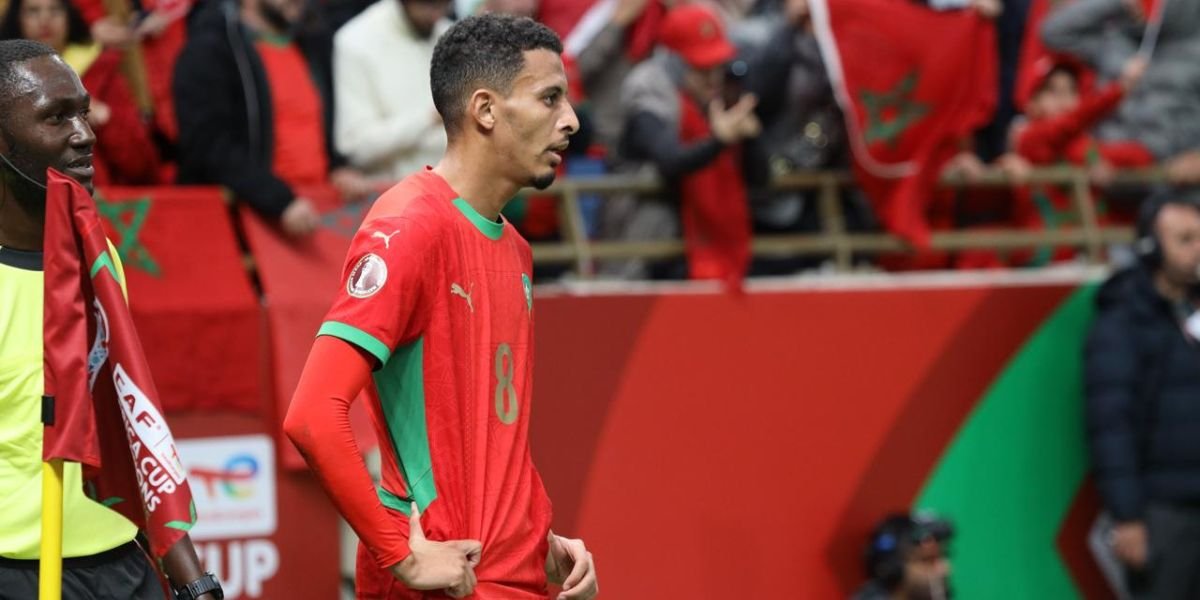 Les joueurs marocains en action au Stade Prince Moulay Abdellah à Rabat.