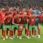 Les joueurs marocains en action pendant un match de la CAN.
