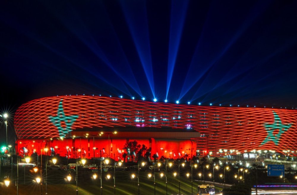 Les médias accrédités au Main Media Centre de Rabat pour la CAN Maroc 2025.