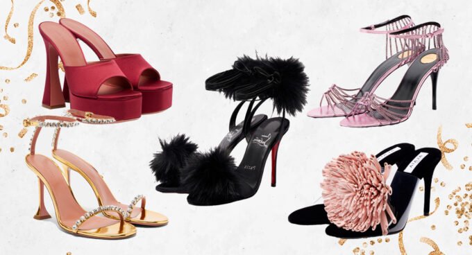 Chaussures à talons pour les fêtes de fin d'année.