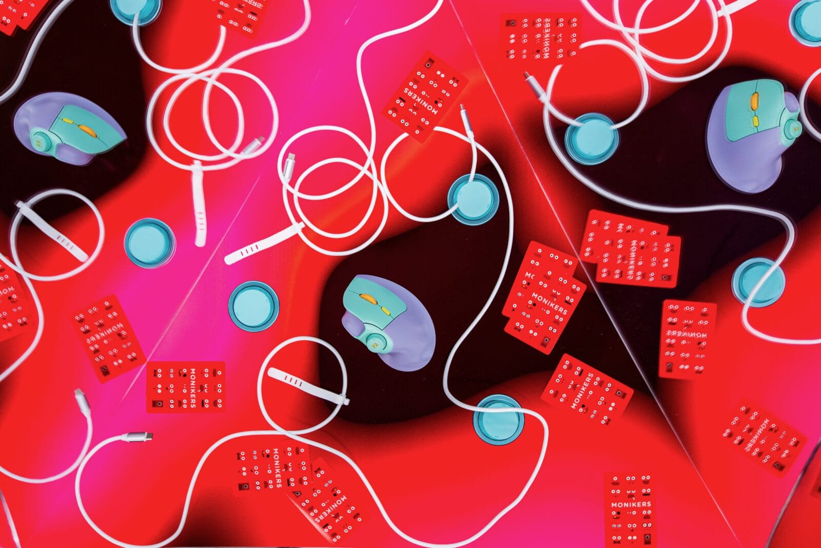 A festive holiday image with a variety of gifts and decorations.