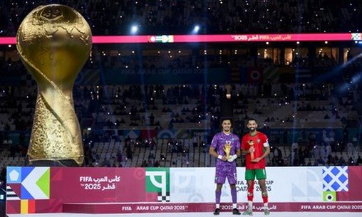 Coupe Arabe 2025 : Rabie Hrimat, le meilleur joueur.