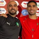 L'équipe nationale marocaine en action.