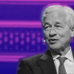 Alt text for the image: "JPMorgan Chase CEO Jamie Dimon speaking at a conference"