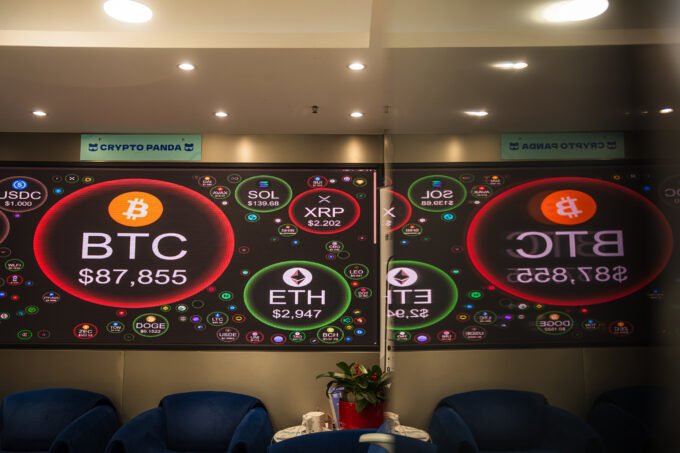 A chart showing the volatility of the crypto market.