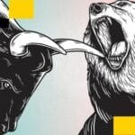 A graph showing the decline in cryptocurrency market value.