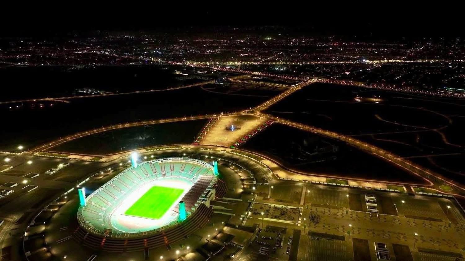 صورة لملعب أدرار في أكادير قبل انطلاق نهائيات كأس أمم إفريقيا 2025