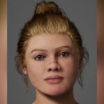 صورة تعيد تخيل ما كان سيبدو عليه وجه المرأة