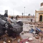 صورة عن منخفض جوي قوي يلوح في الأفق.