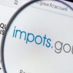 صورة تظهر شخصًا يحتجظ في أمامه شاشة حاسوب يظهر عليها شعار فرنسا.