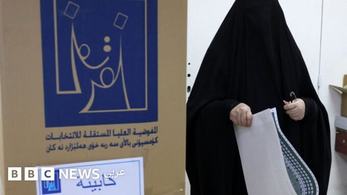 صورة للمناظر السياسية في بغداد.