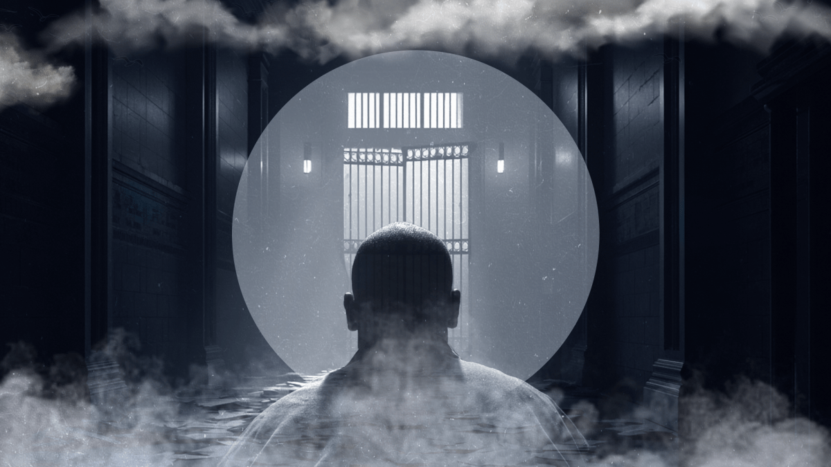 صورة لسجن رومية في لبنان، يظهر أبواب زنازينه المغلقة، رمزاً لمصير السجناء السوريين العالقين.