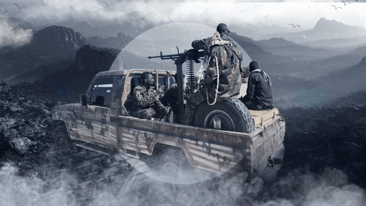 صورة جوية لمنطقة النيل الأزرق الحدودية بين السودان وإثيوبيا