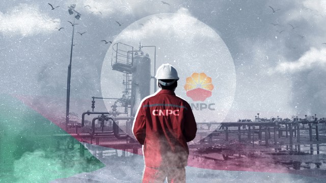 صورة لشاحنة نفطية في السودان.