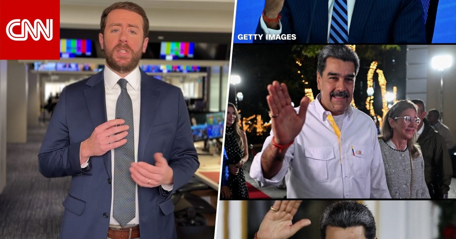 طائرة مسيرة أمريكية تحلق فوق منطقة ساحلية في فنزويلا.