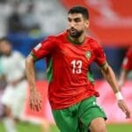 صورة للاعب وليد الكرتي مع منتخب المغرب