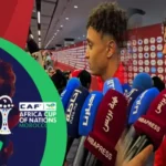 ** صورة للمنتخب المغربي في مباراة ضد مالي.