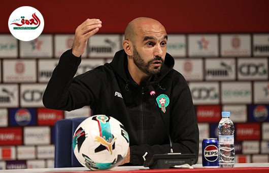 الناخب الوطني وليد الركراكي يتحدث في ندوة صحفية عقب مباراة المنتخب المغربي