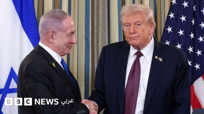 صورة لخريطة غزة مع علامات على الخطوط الحدودية.