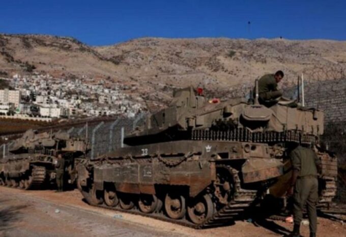 صورة توغل قوات الاحتلال الإسرائيلي في ريف القنيطرة