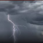 **وصف الصورة بالإنجليزية: تساقطات مطرية في طنجة**