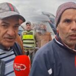 صورة للفيديو الذي يظهر الحادثة من زاوية الجيران.