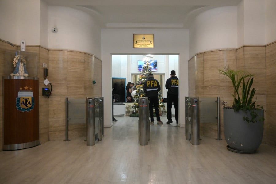 ** صورة لشخصية رياضية أرجنتينية فيما يتعلق بالحادثة.