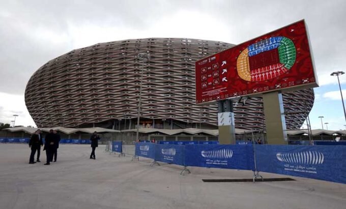 صورة للاعبين في المباراة النهائية لكأس أفريقيا 2025.