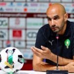 وصف الصورة بالإنجليزية: "Team Morocco in the African Cup of Nations"