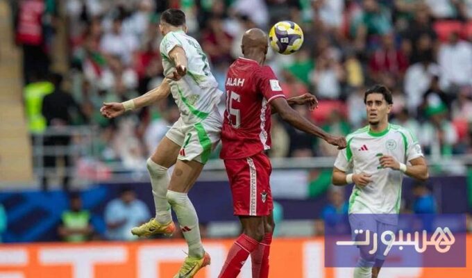 منتخب الجزائر يلعب ضد منتخب السودان في كأس أمم إفريقيا 2025.