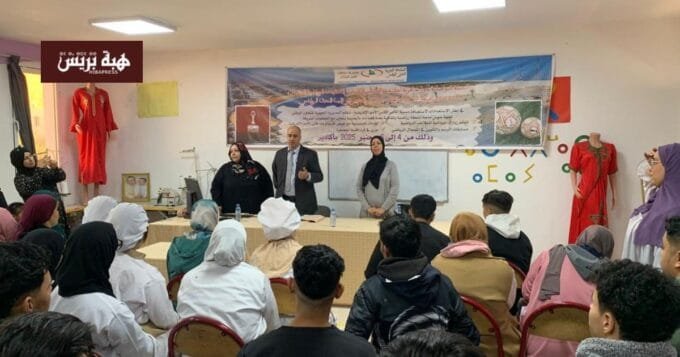 صورة للمدينة أكادير، مع إبراز جاهزية المدينة لاستضافة كأس إفريقيا للأمم 2025.