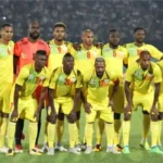 وصف الصورة بالإنجليزية: "Team of Benin players for the Africa Cup of Nations 2025".