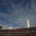 صورة جماهير مغربية تدعم منتخب مصر في بطولة كأس الأمم الإفريقية 2025.